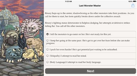 interactive novel games.